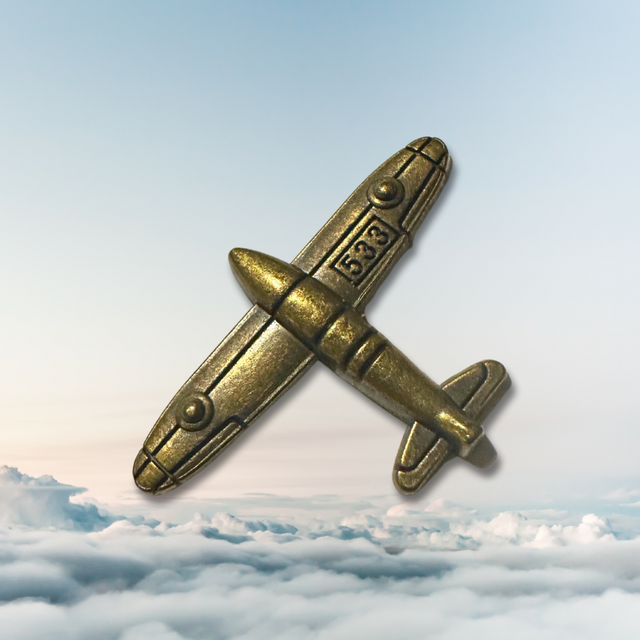 Avión 3D pin