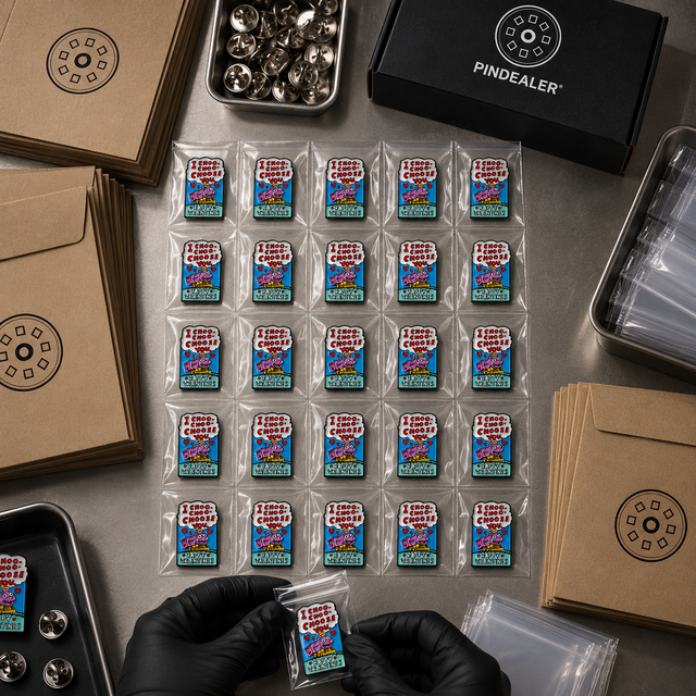 25 pins personalizados